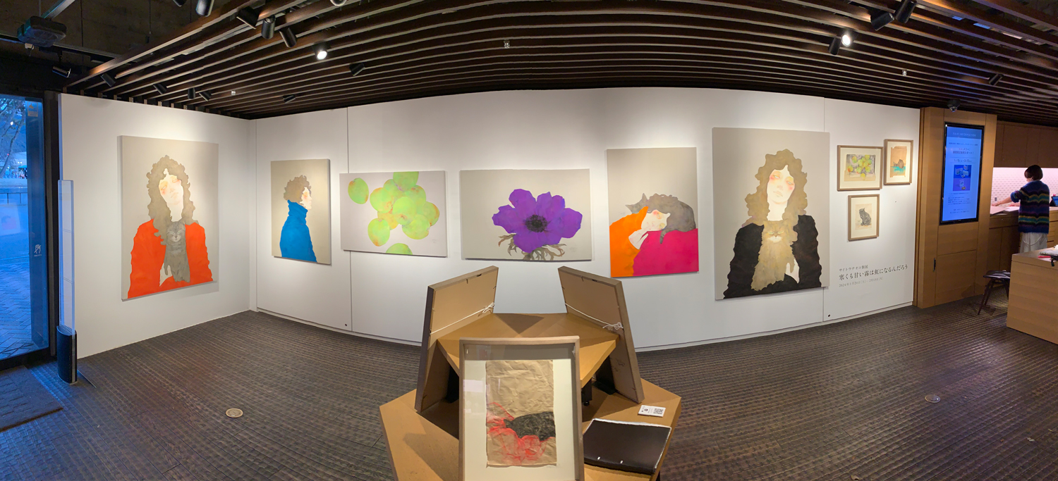 京都岡崎蔦屋書店GALLERY ENウォール サイトウナオコの展示風景